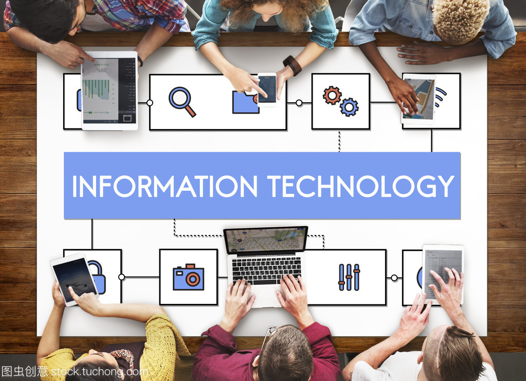 一群人與數碼產品